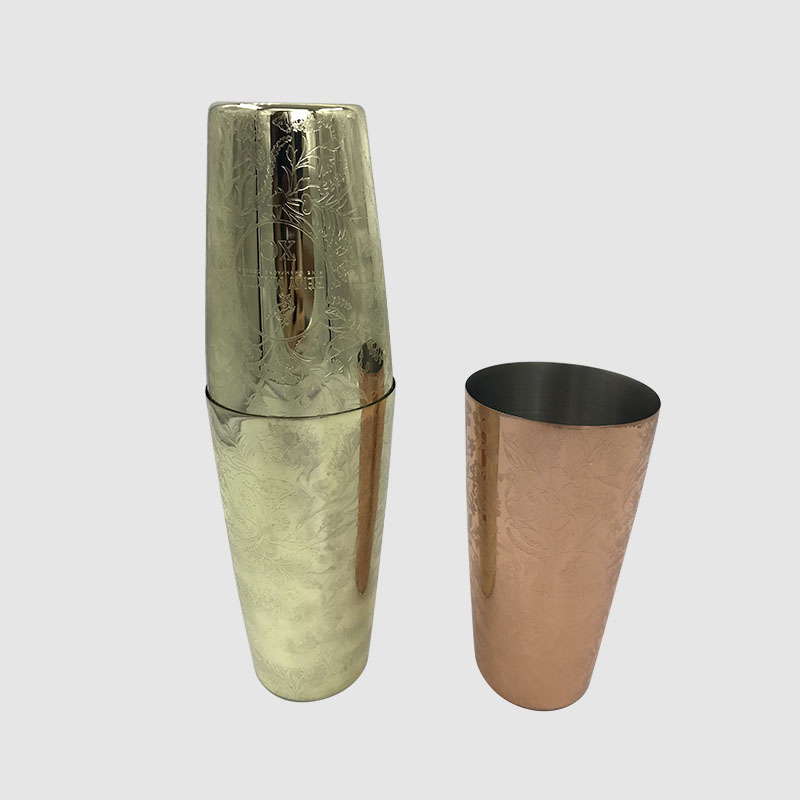 Copper Color Car Tool Tocktail Shaker Setit